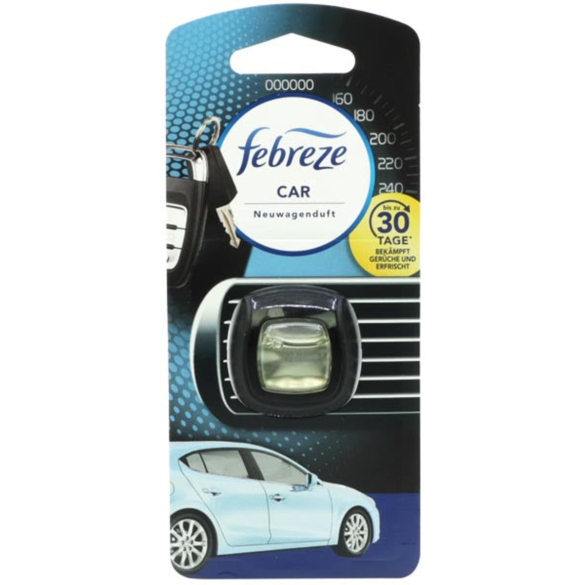 Désodorisant pour voiture Febreze 2 ml, parfum voiture neuve