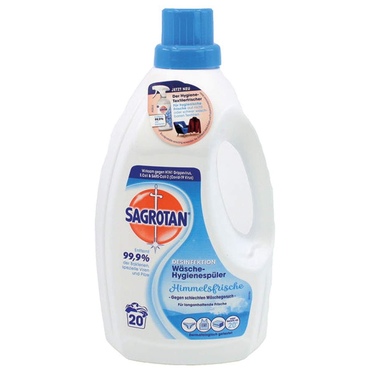 Sagrotan Désinfectant Rinçage Hygiène Linge 1,5 l