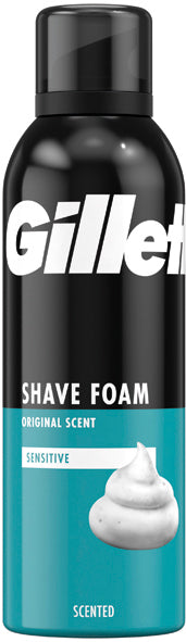 Mousse à raser Gillette 200 ml pour peaux sensibles