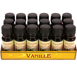 Huile parfumée à la vanille 10 ml en flacon de verre