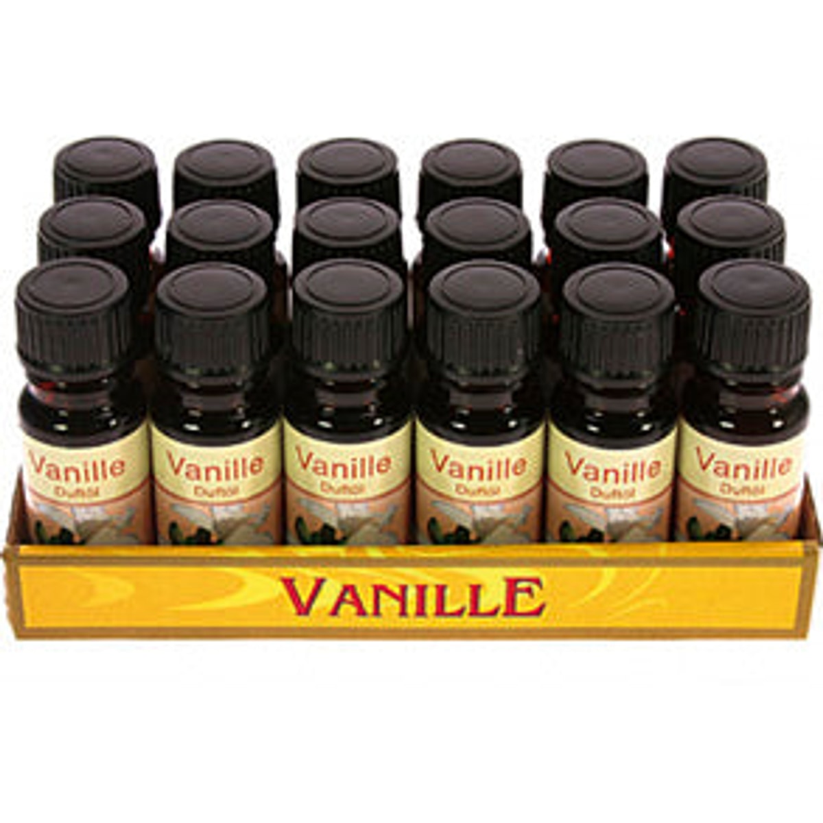 Huile parfumée à la vanille 10 ml en flacon de verre