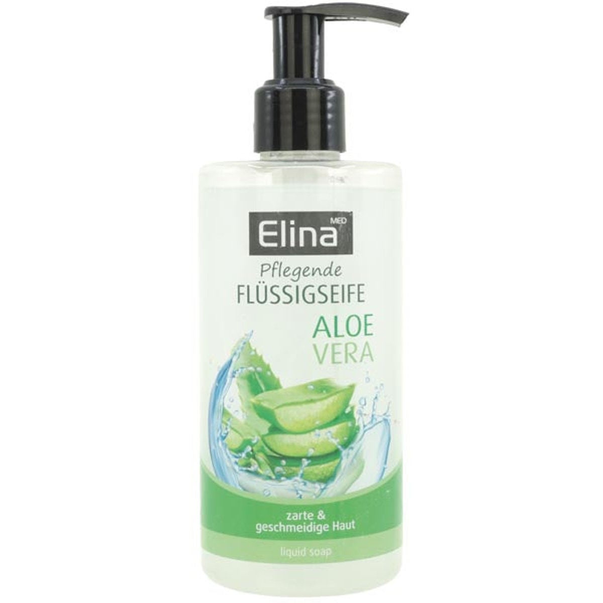 Savon liquide Elina à l'aloe vera 300 ml avec distributeur