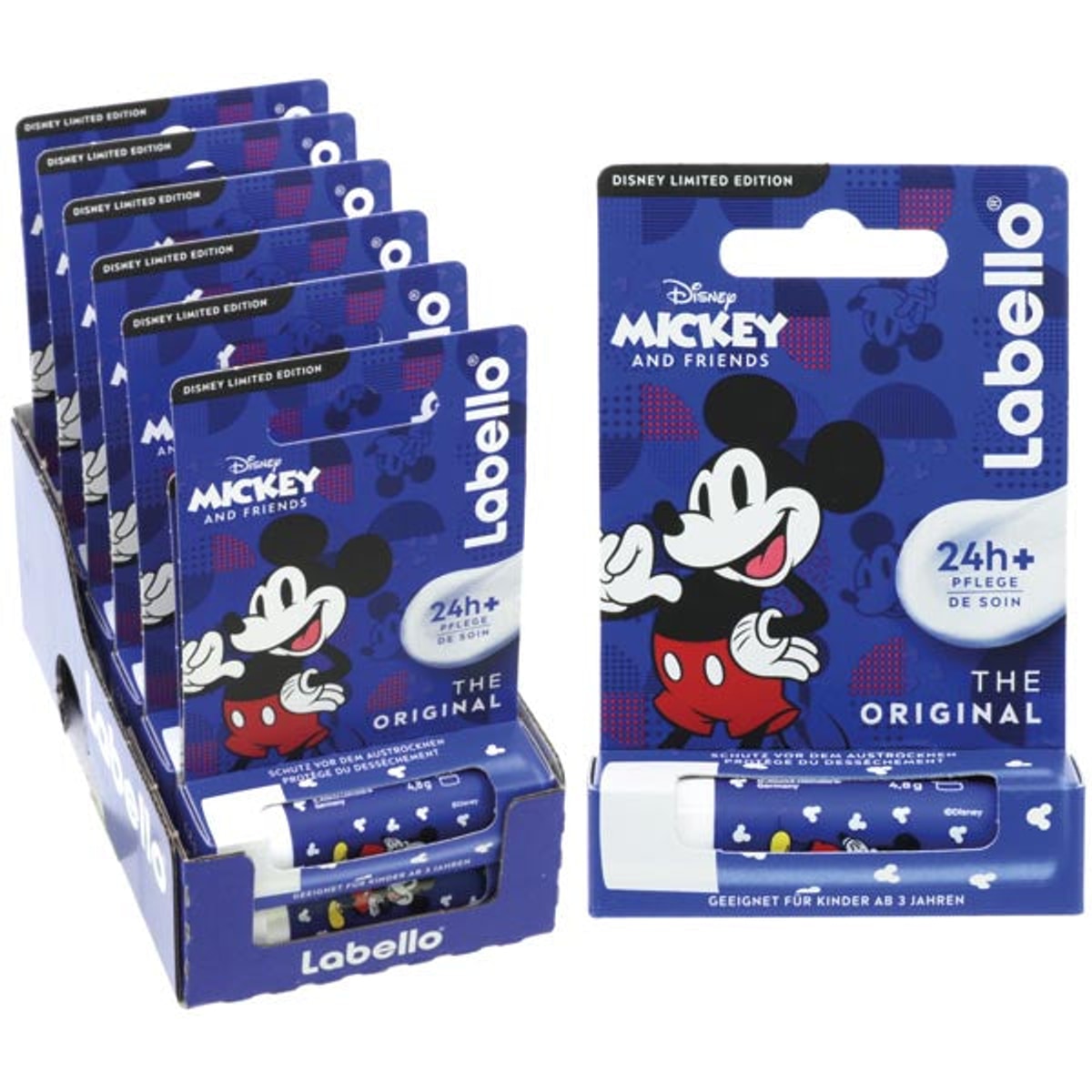 Baume à lèvres Labello. Mickey Mouse original 4,8 g