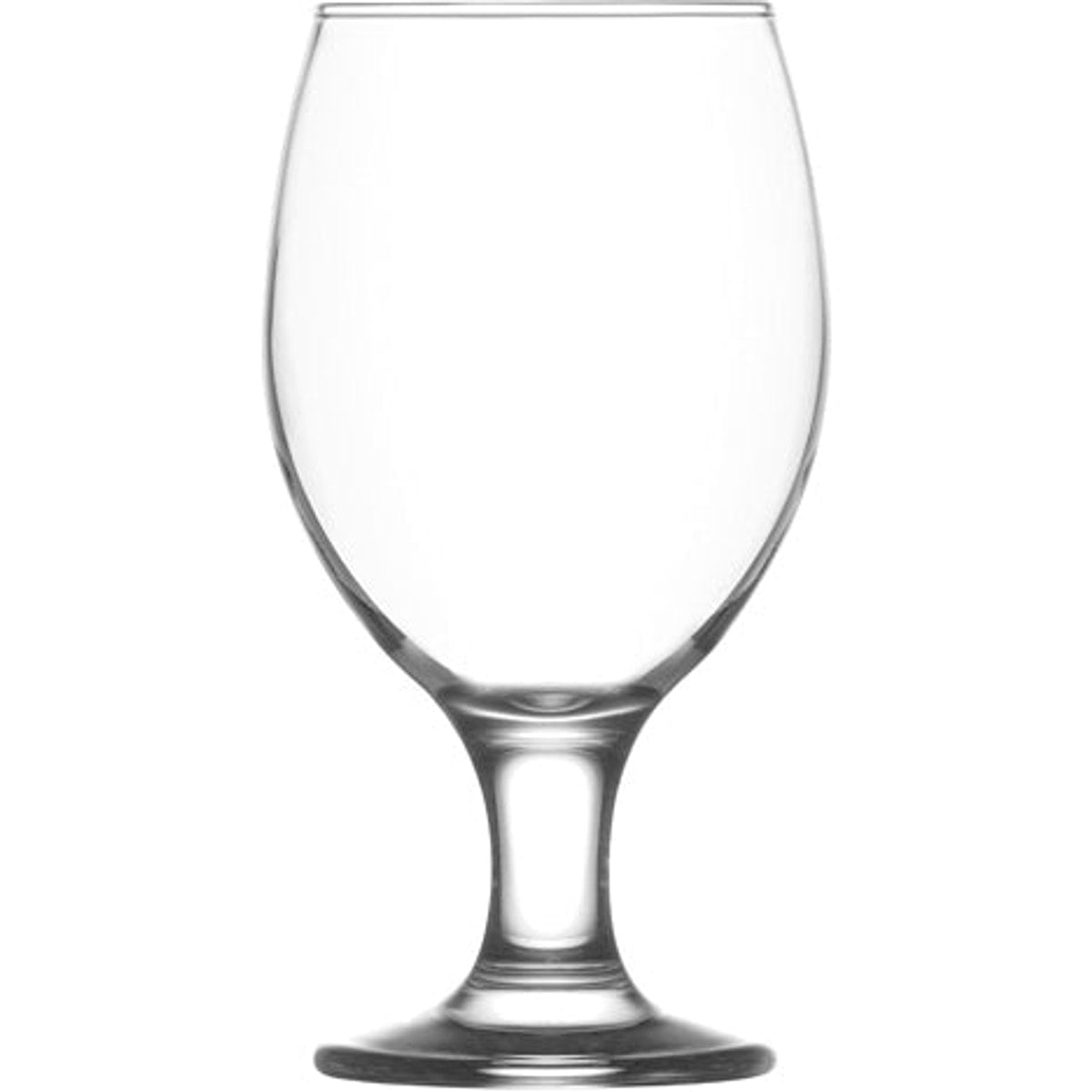 Verre à bière en verre de 400 ml, hauteur : 16 cm