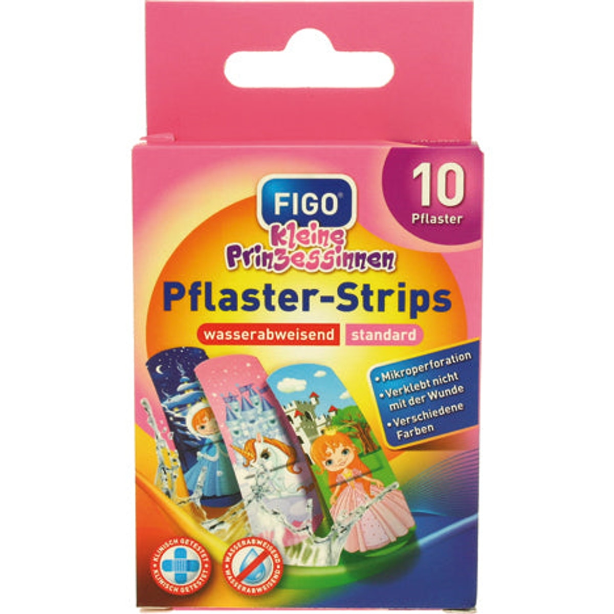 Pansements pour enfants, 10 bandes, Princesse