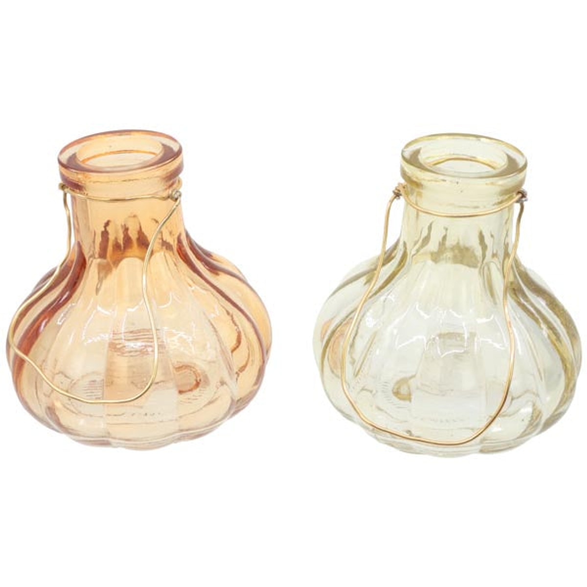 Vase élégant et bulbeux, 6,5 x 6,5 x 3 cm, en verre de très haute qualité