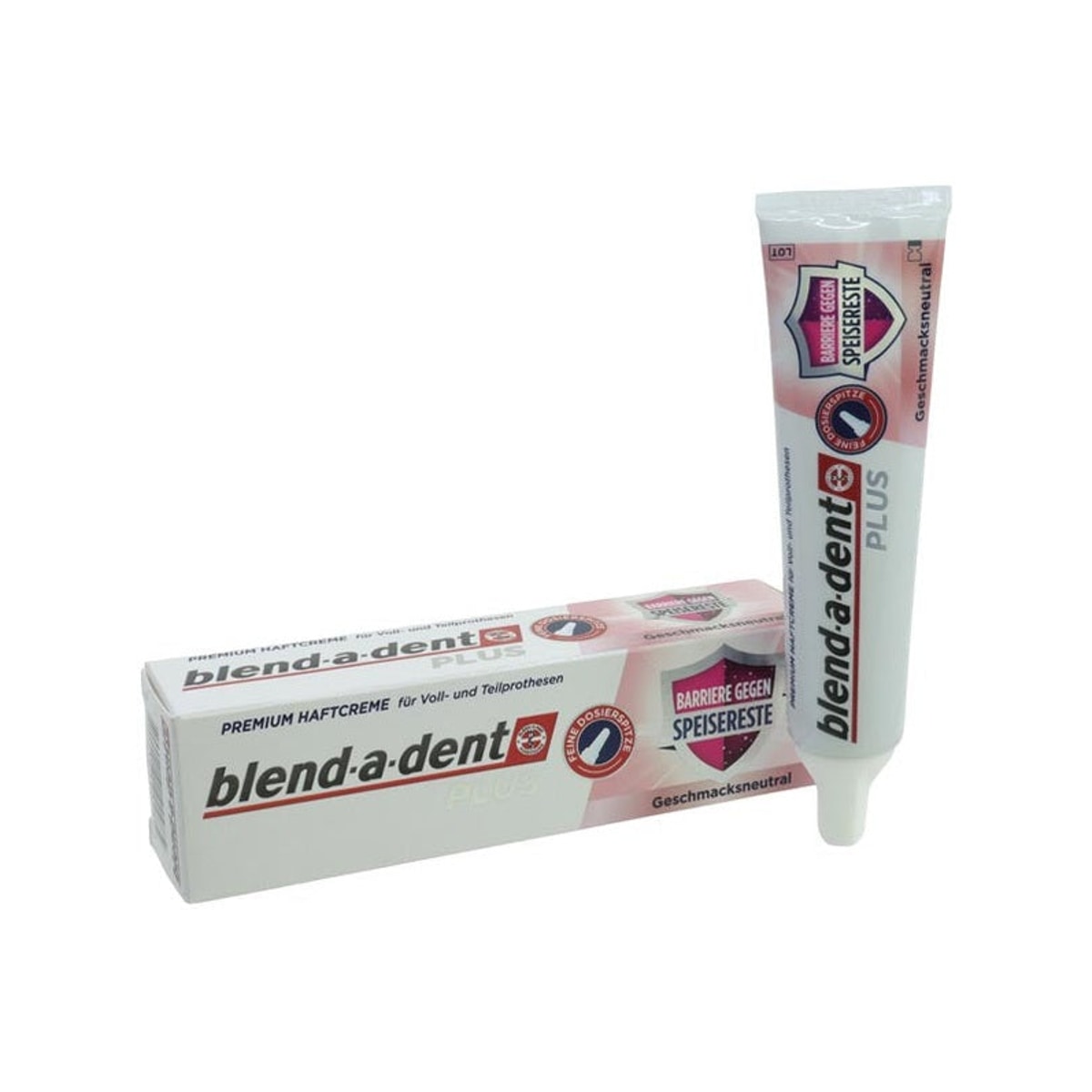 Crème adhésive pour prothèses dentaires Blend-a-Dent 40 g avec protection contre les miettes