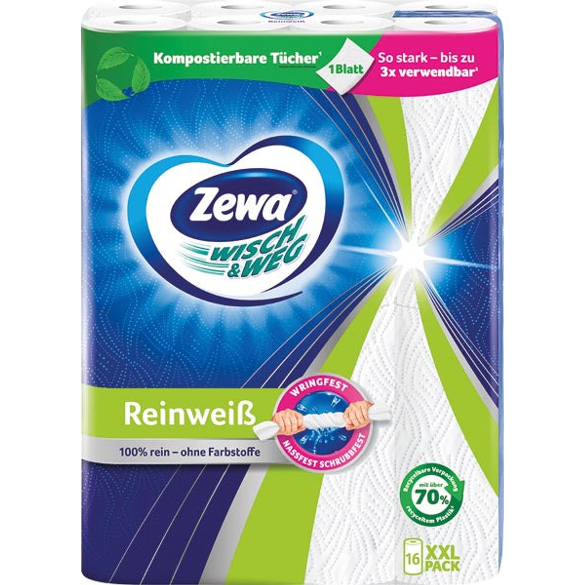 Zewa Wisch & Weg rouleau ménager 16x45 feuilles