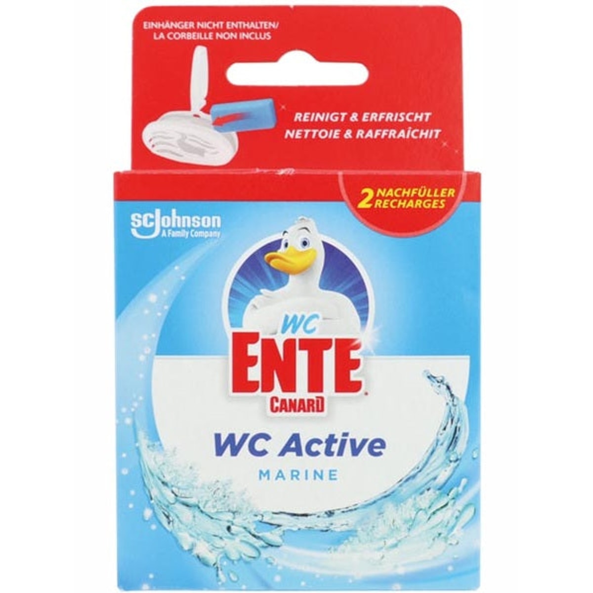 Canard de toilette actif 3 en 1 NF 2x40g