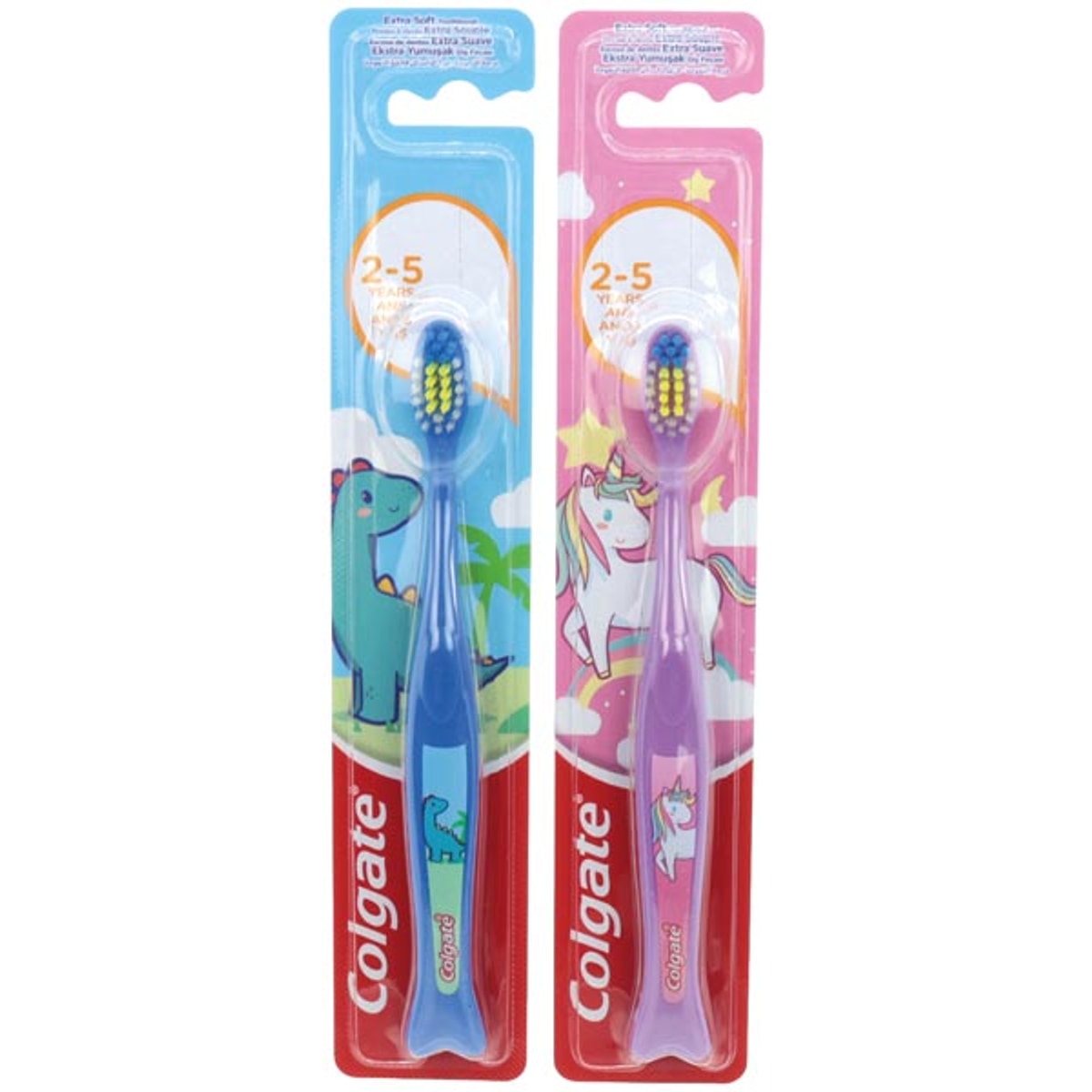 Brosse à dents COLGATE Kids 2+, Extra souple, 15 cm