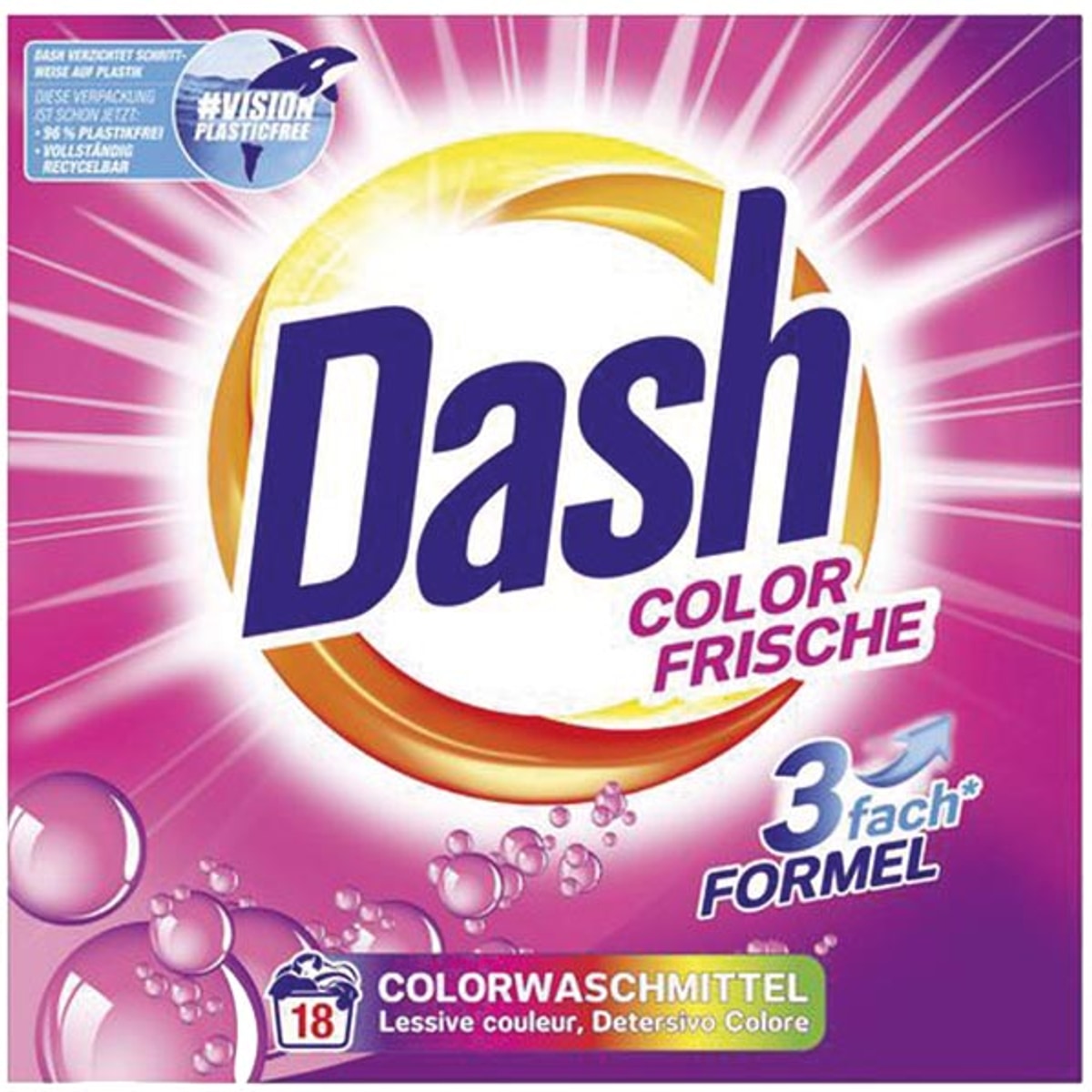 Lessive Dash Color Fresh 18 WL 1,17 kg
