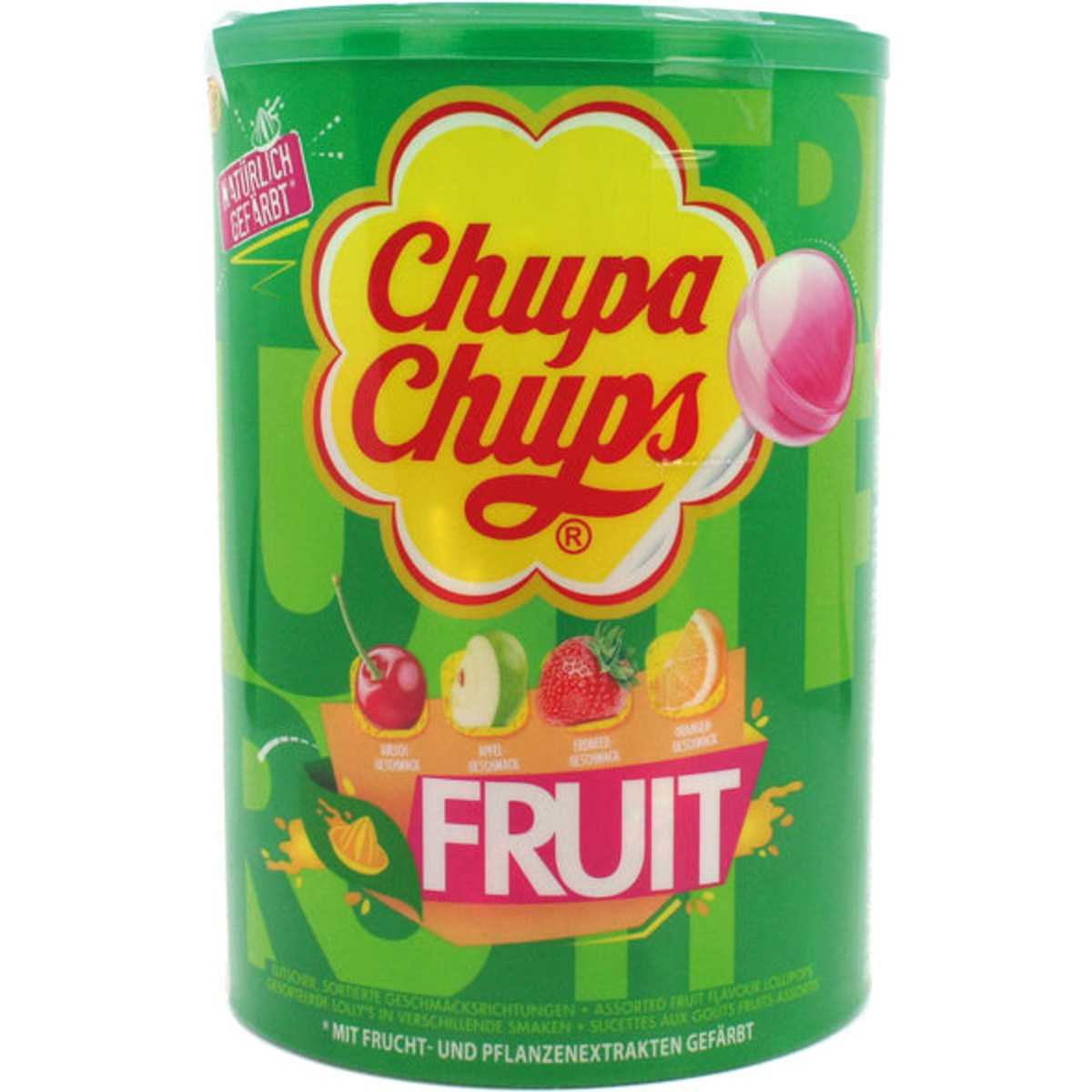 Chupa Chups Fruits, boîte de 100 pièces, 1200 g