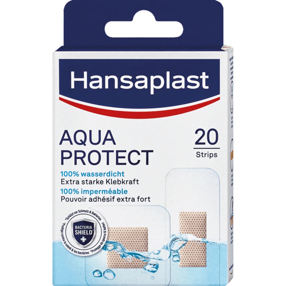 Hansaplast Aqua Protect 20 bandes