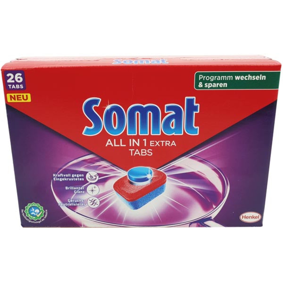 Somat Tout-en-1, comprimés pour lave-vaisselle Extra, paquet de 26