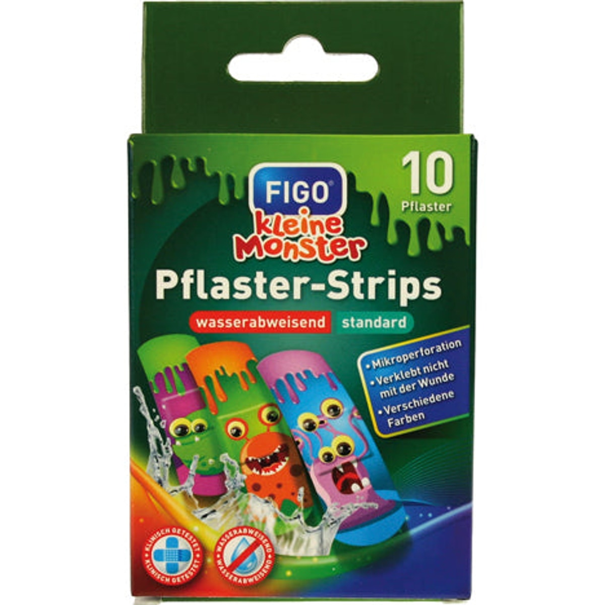Pansements pour enfants, sparadraps, paquet de 10, Little Monsters