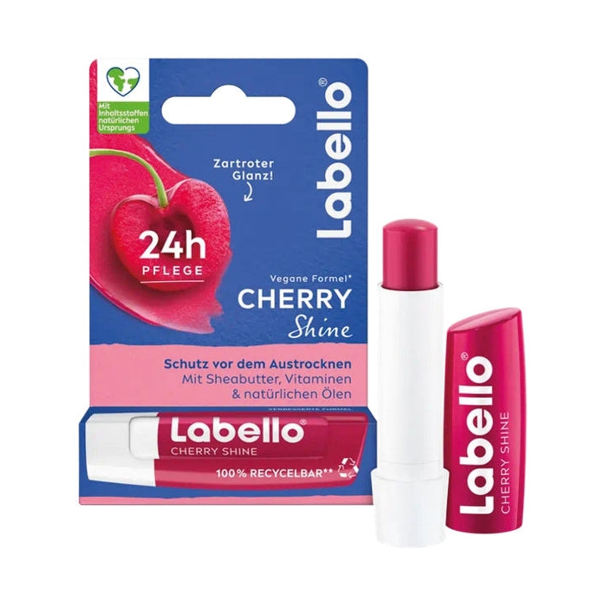 Soin des lèvres Labello 4,8 g Brillance Cerise
