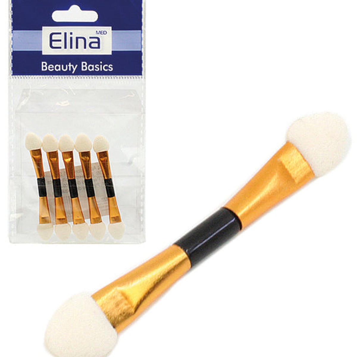Applicateurs, 5 pièces, dorés, 5,5 cm, sous sachet plastique