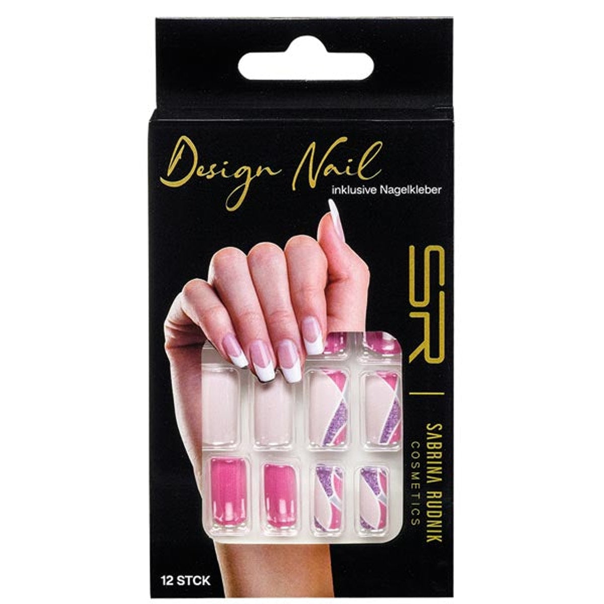 Faux ongles cosmétiques, lot de 12, 12 modèles