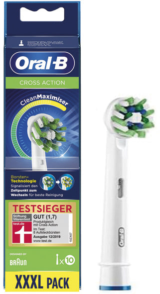 Têtes de brosse de rechange Oral-B Cross Action, paquet de 10
