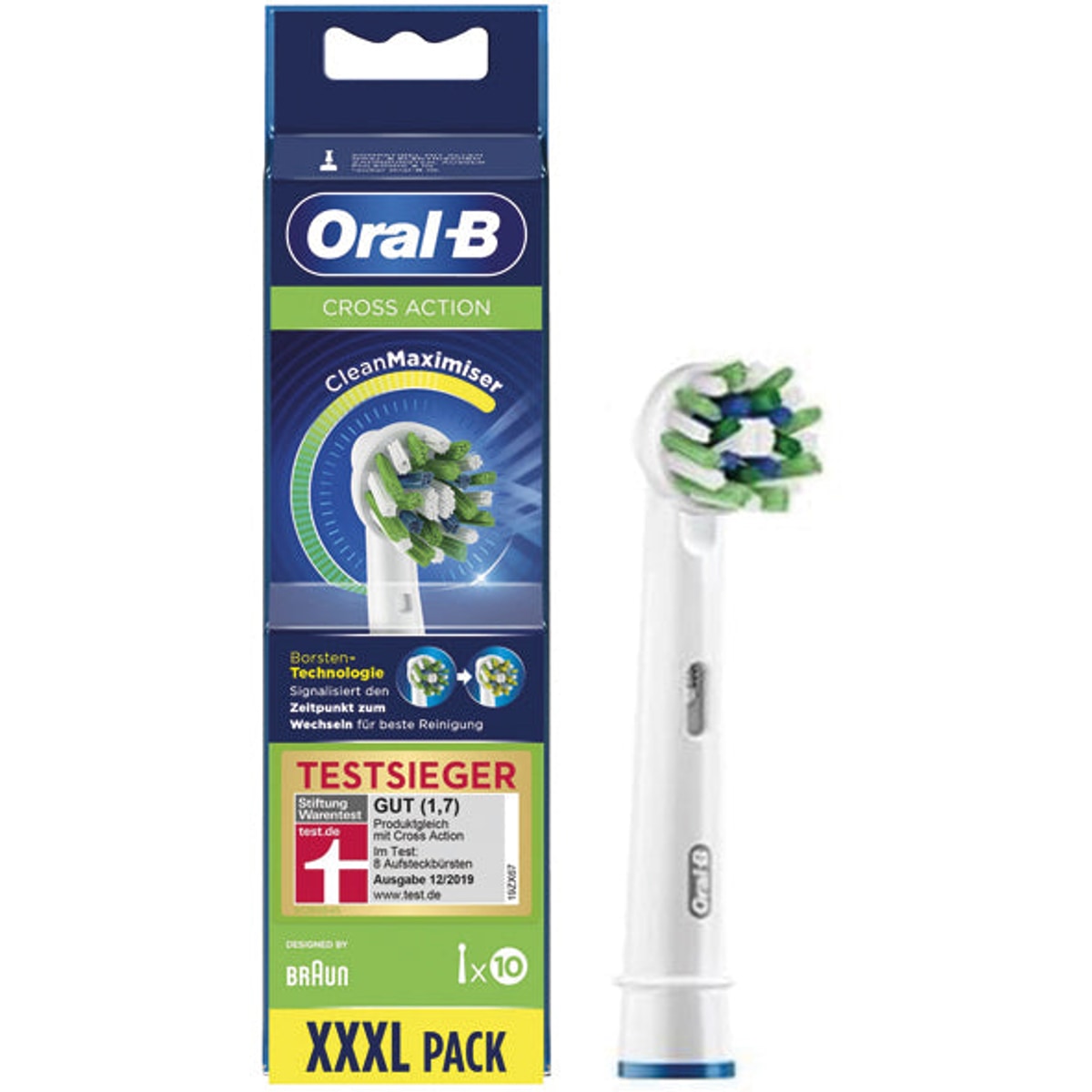 Têtes de brosse de rechange Oral-B Cross Action, paquet de 10