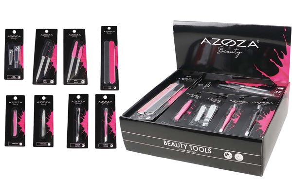 Gamme de soins des ongles Beauty, assortiment 6 compartiments, distributeur de 60 pièces