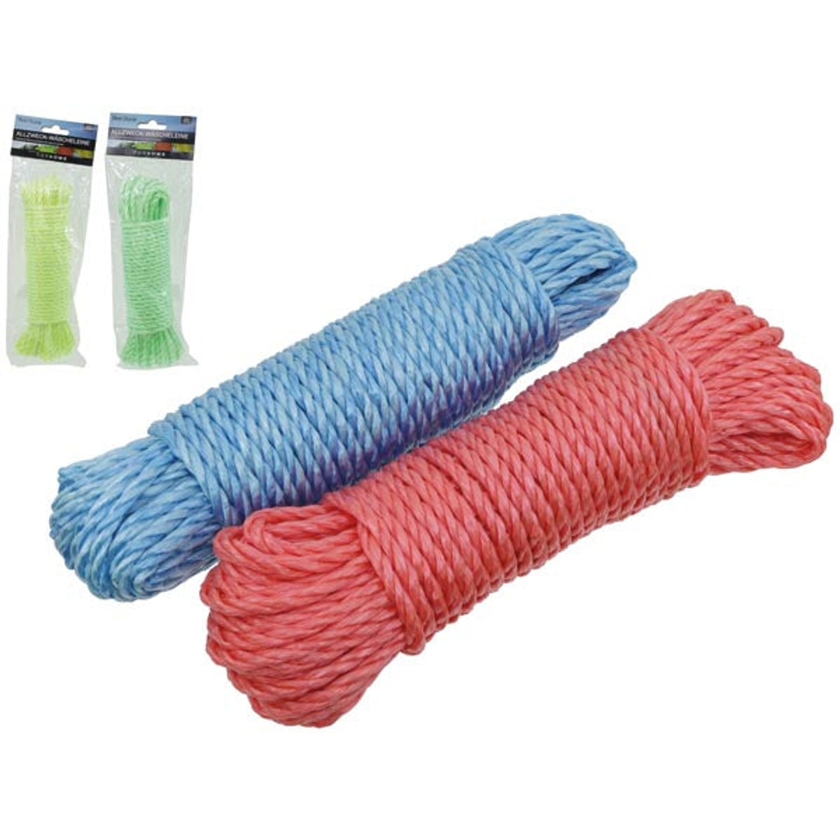 Corde polyvalente, utilisable comme corde à linge, 20 m