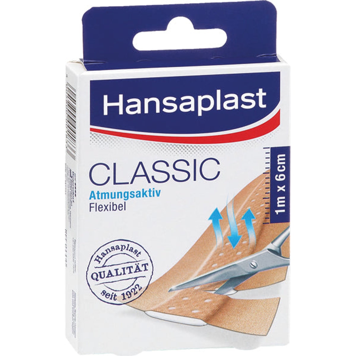 Plâtre Hansaplast Classic 1 m x 6 cm