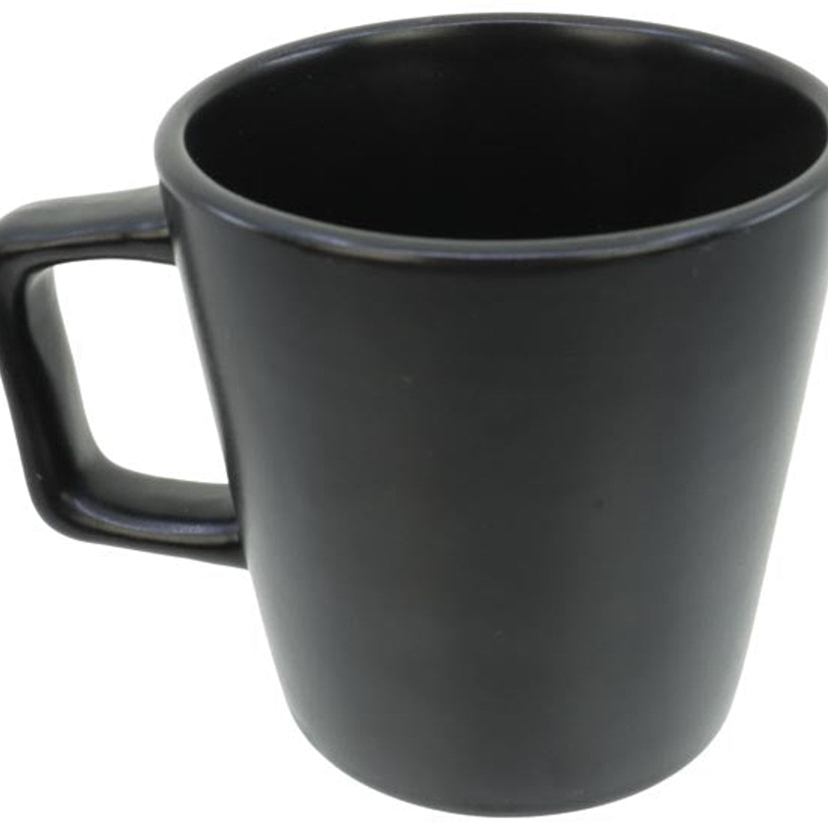 Mug à café noir élégant, 9 x 9,5 cm