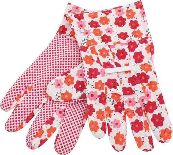 Gants de jardinage pour femmes, imprimés de motifs floraux colorés