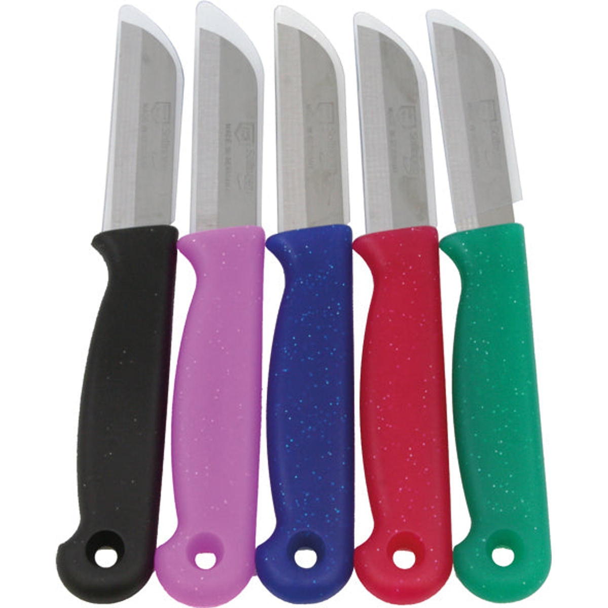 Couteau de cuisine, lame 6,5 cm, Solingen, lot de 5 assortis.