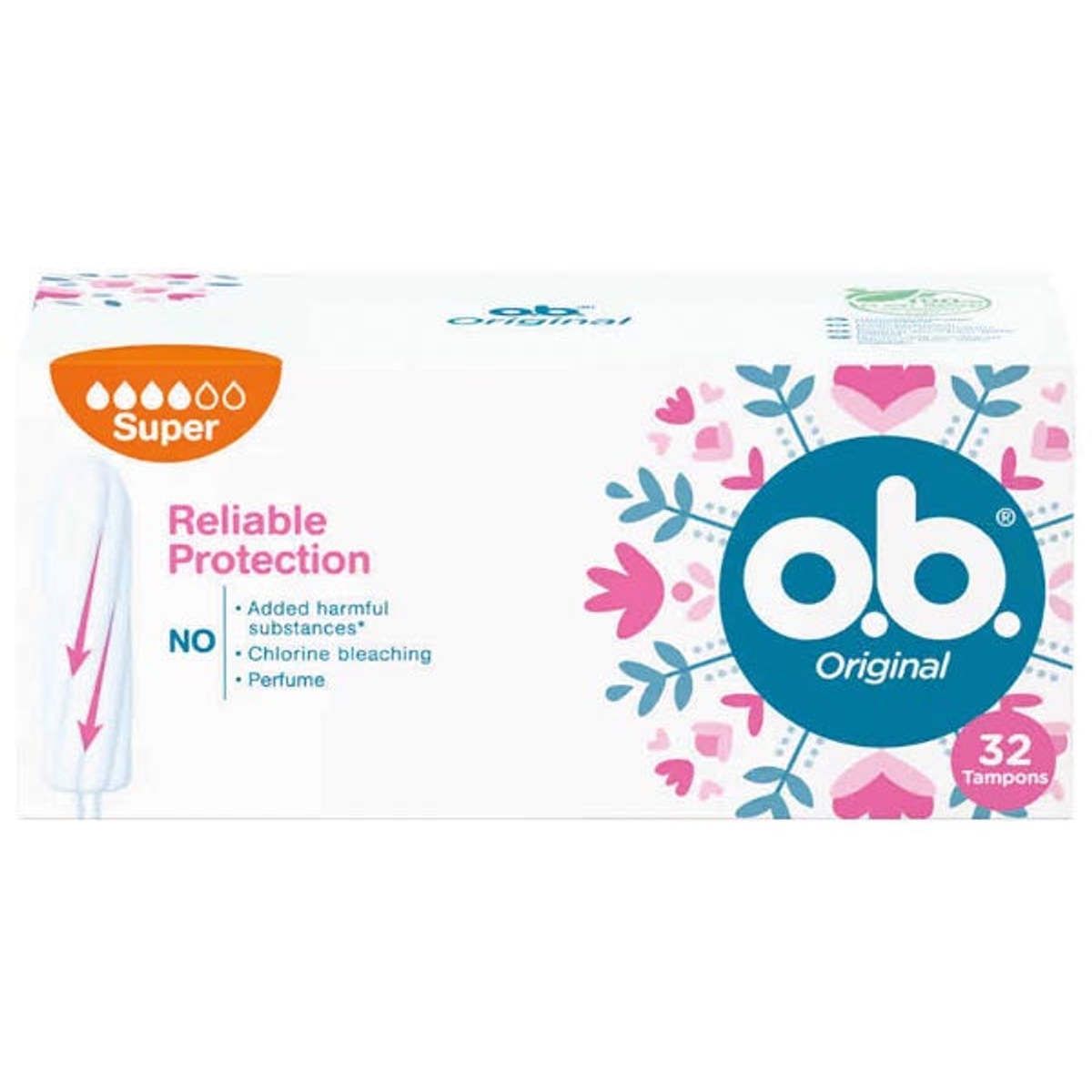 Tampons O.B. Super, paquet de 32