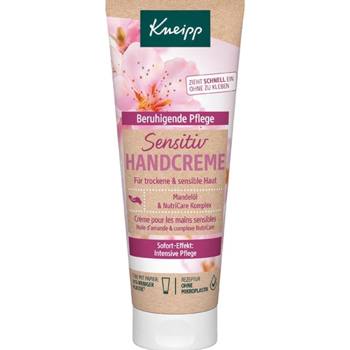 Crème mains Kneipp 75 ml Adoucissante à la fleur d'amandier