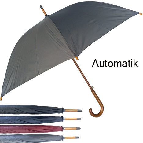 Parapluie automatique à manche de 90 cm, assortiment de 4 couleurs