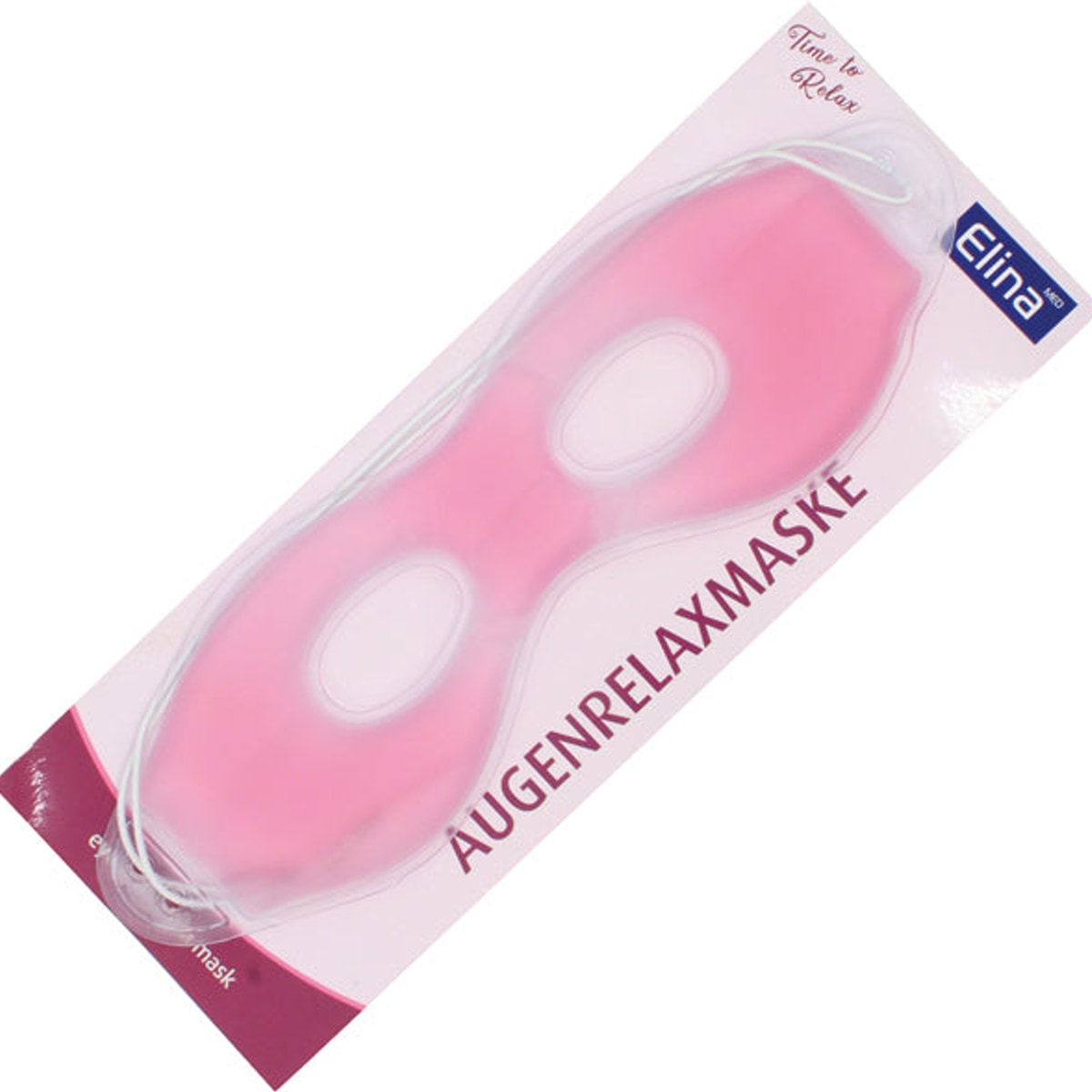 Masque contour des yeux Elina Relax Gel 24x7cm rose