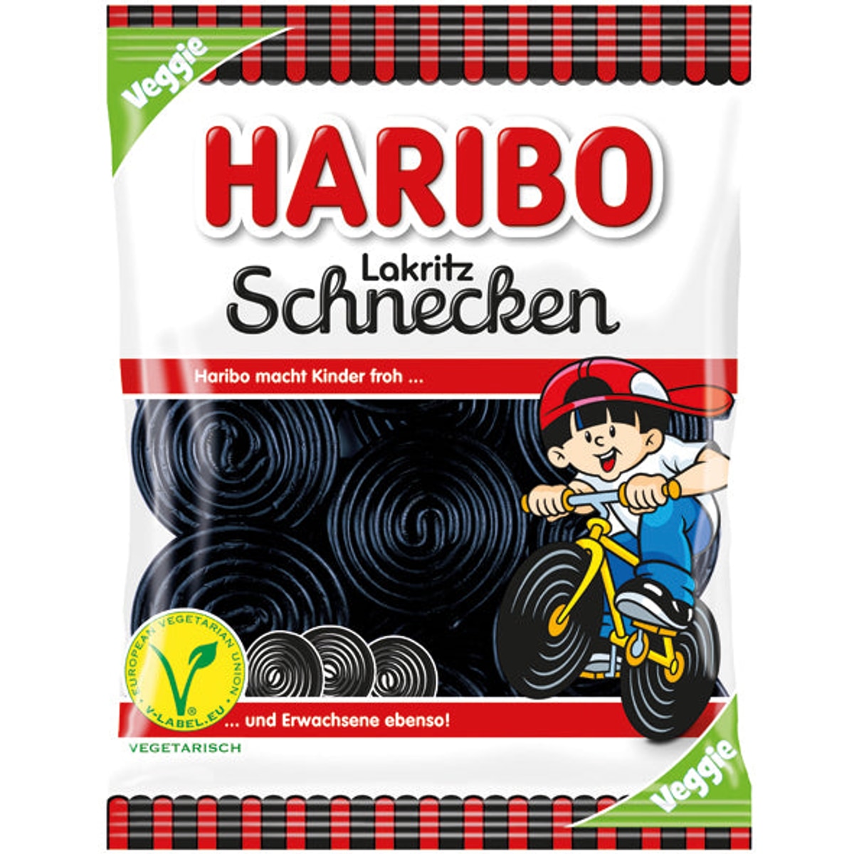 Escargots à la réglisse Haribo 175 g