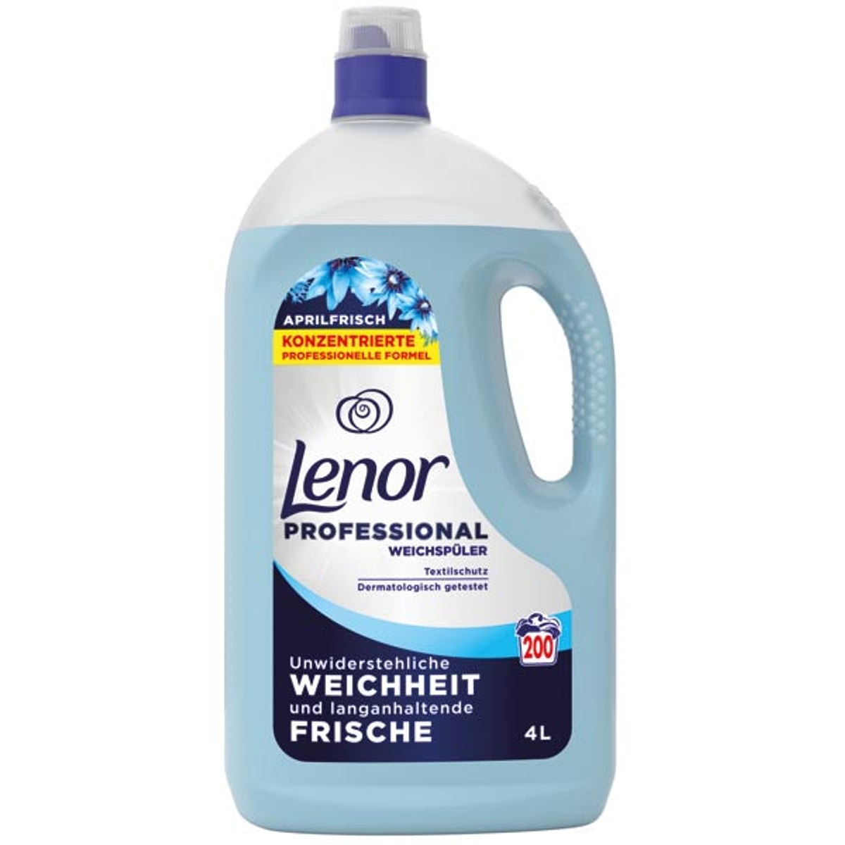 Adoucissant professionnel Lenor 4 l Fraîcheur d'avril 200 WL