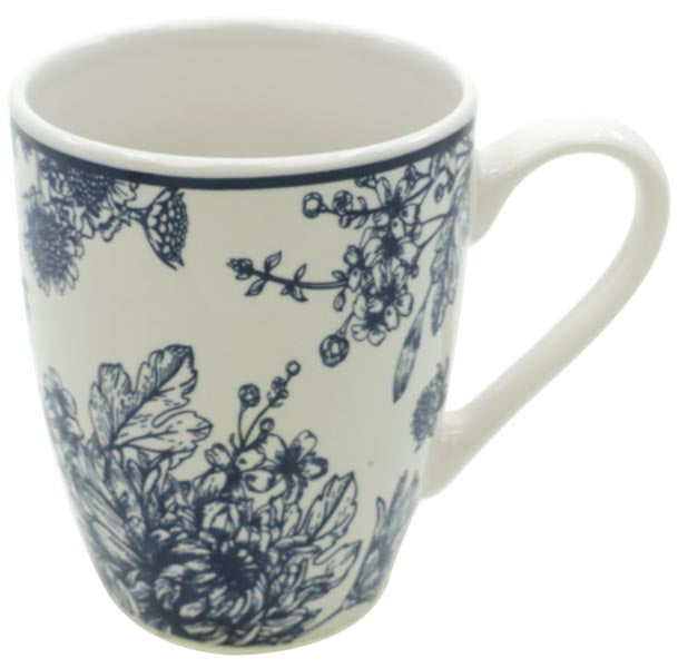 Mug à café en porcelaine 310 ml, motif bleu impérial