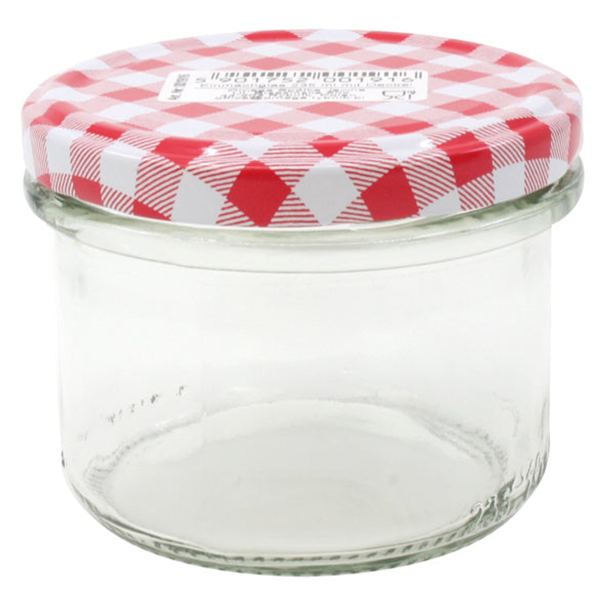 Bocal à conserves avec couvercle à damier 235 ml