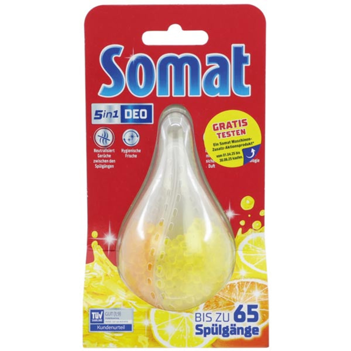 Désodorisant pour lave-vaisselle Somat Duo-Perles Citron et Orange