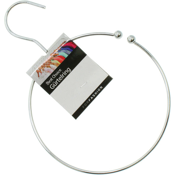 Anneau de ceinture de 16 cm de diamètre + crochet pour penderie
