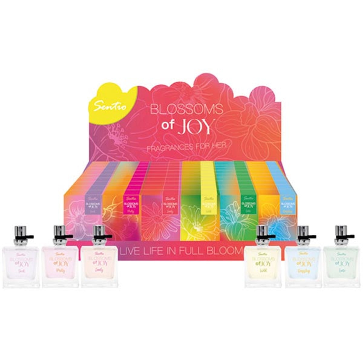 Parfum Sentio 15ml Fleurs de Joie 60 pièces. 6f.so.