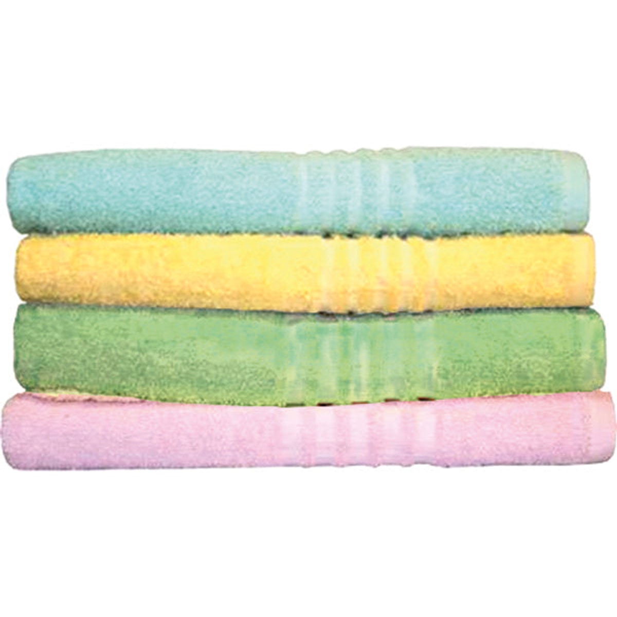 Gant de toilette/gant à savon, coton, 30x30cm, couleurs pastel, assorties.
