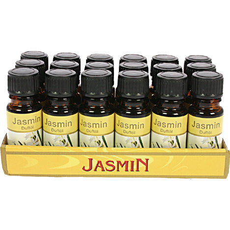 Huile parfumée au jasmin 10 ml en flacon de verre