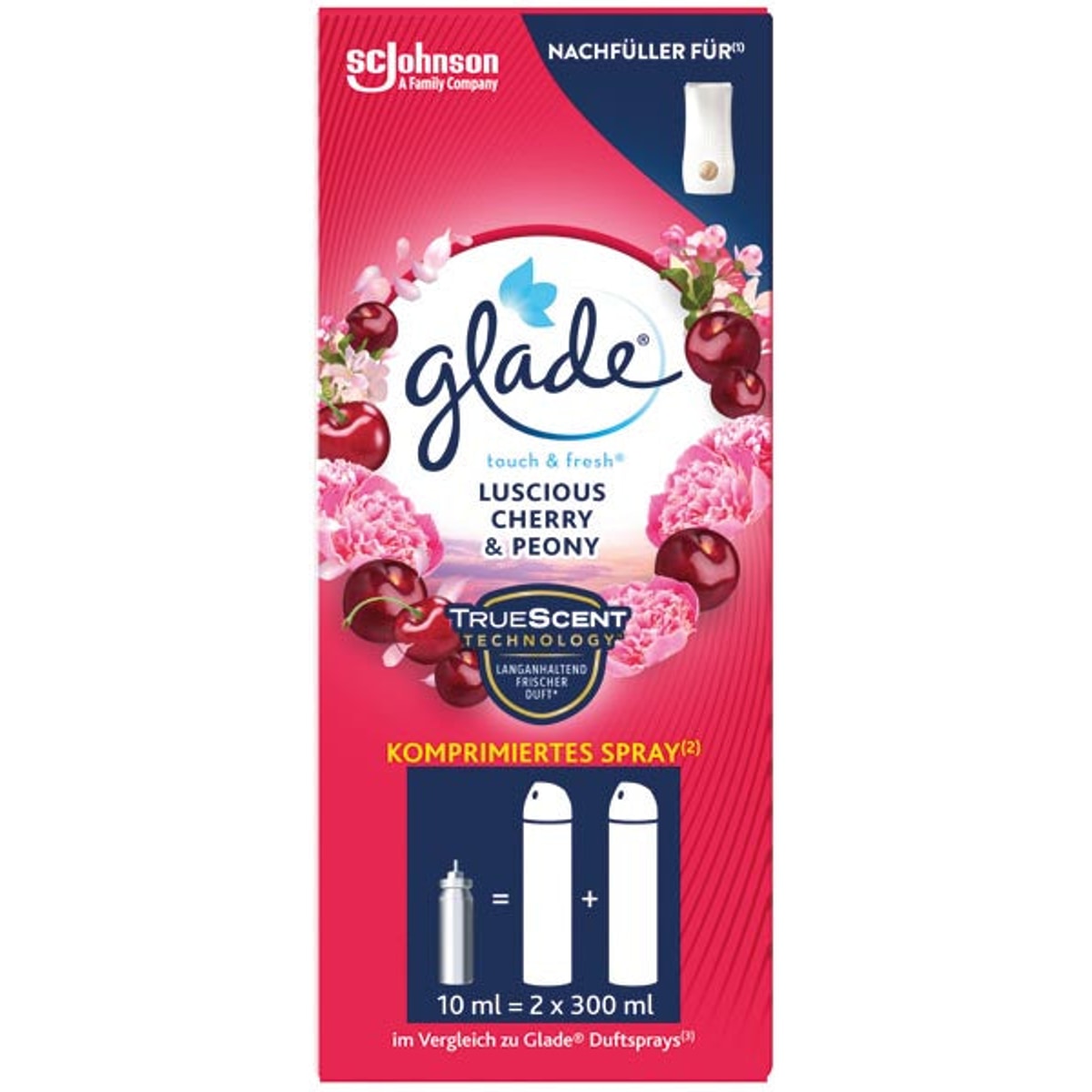 Glade Touch & Fresh Mini Spray NF 10ml Luscious