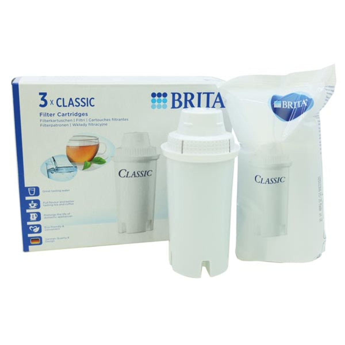 Cartouches filtrantes BRITA CLASSIC, lot de 3