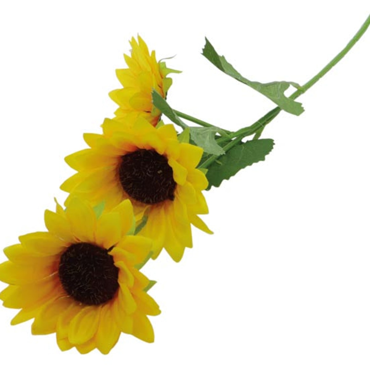 Bouquet de tournesols à 3 têtes, 10 x 58 cm