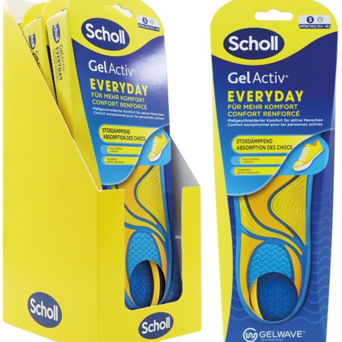 Semelle intérieure Scholl GelActiv Everyday, taille S