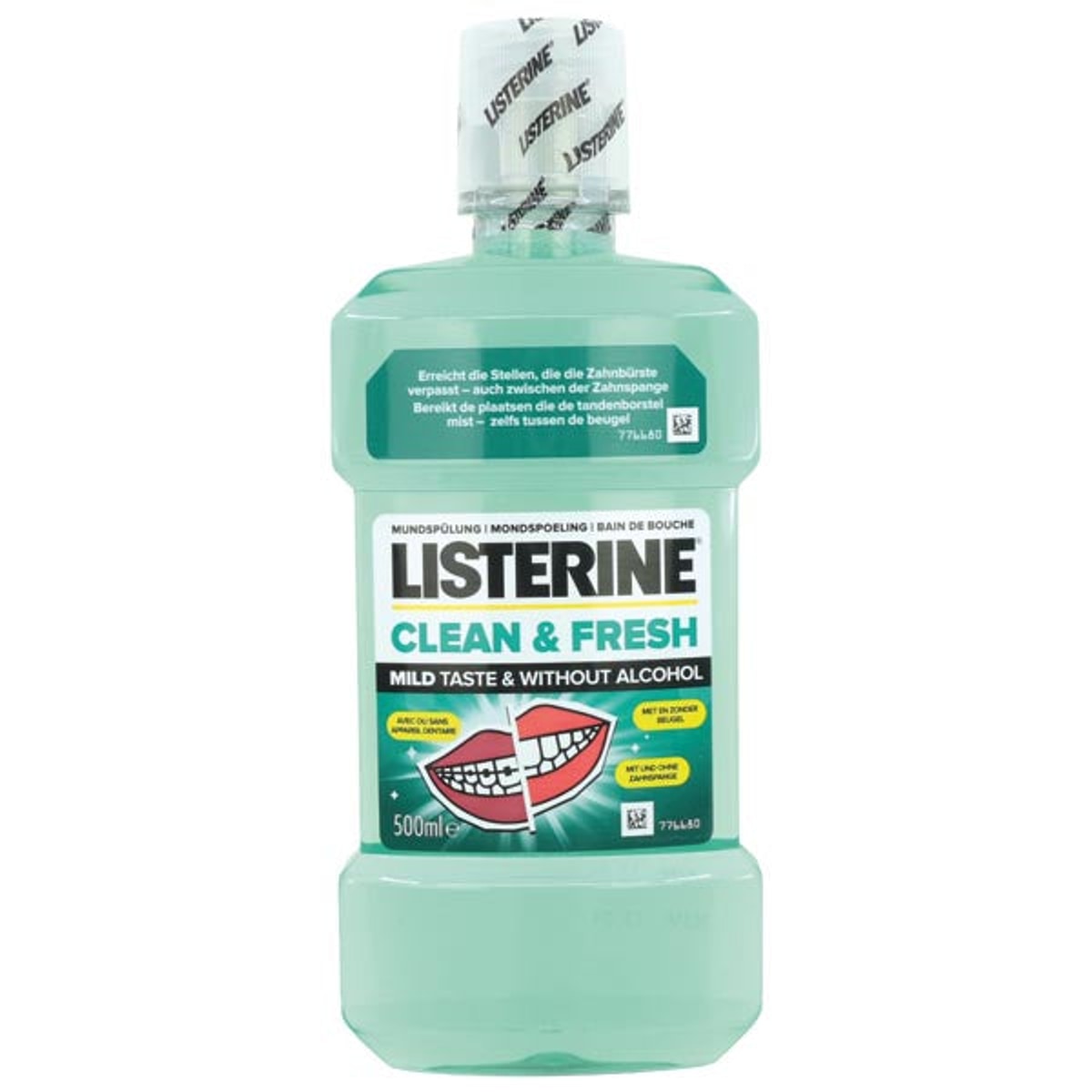 Bain de bouche Listerine 500 ml Clean&Fresh Doux