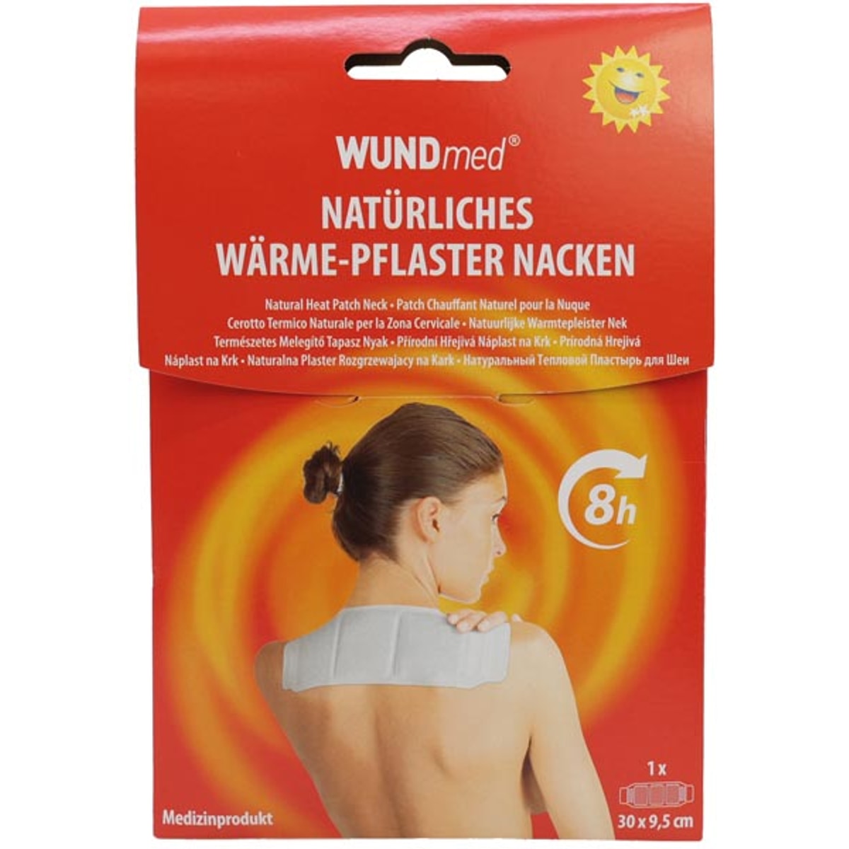 Pansement pour plaie, sparadrap chauffant pour cou, 30x9,5cm, 50g.