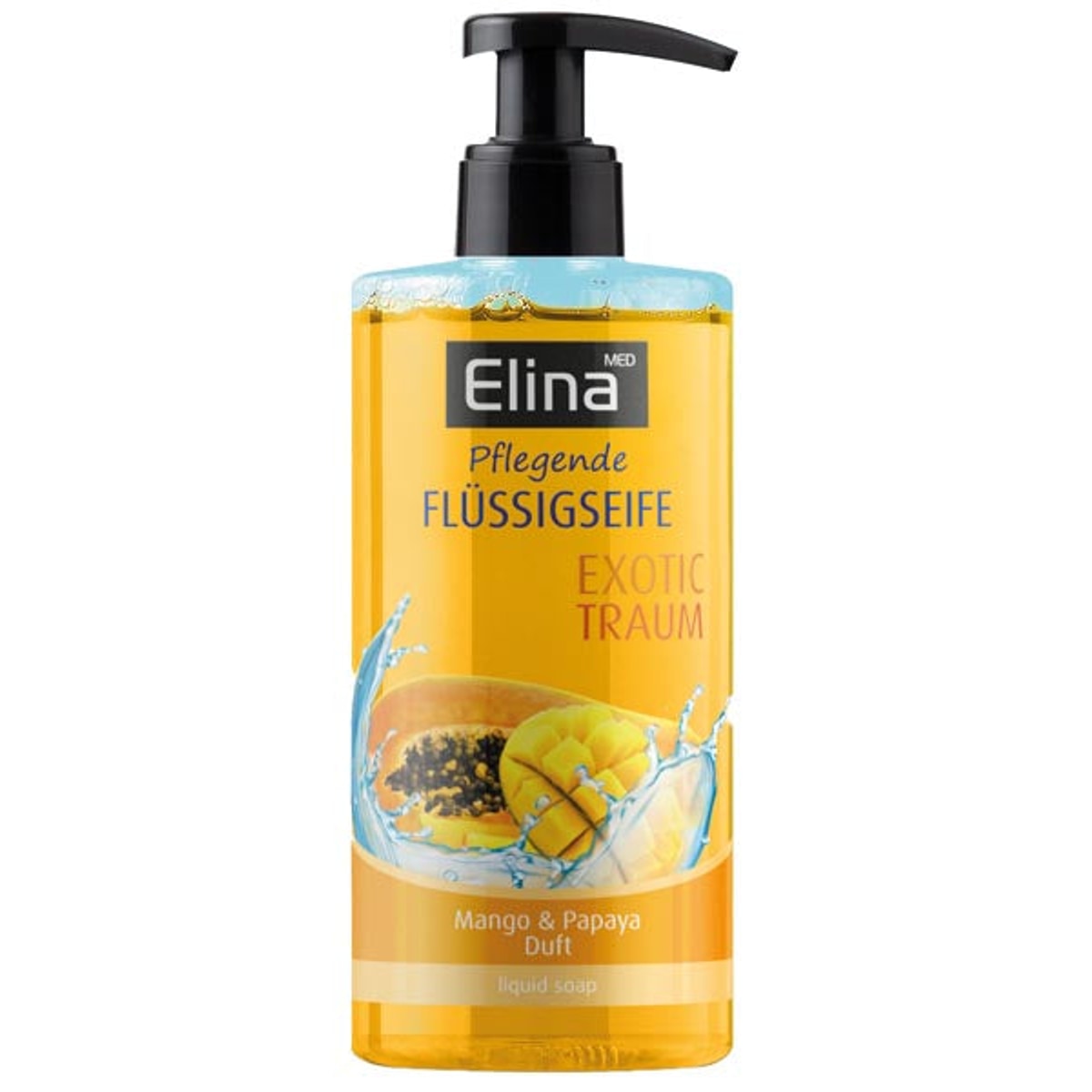 Savon liquide Elina 300 ml Mangue et Papaye